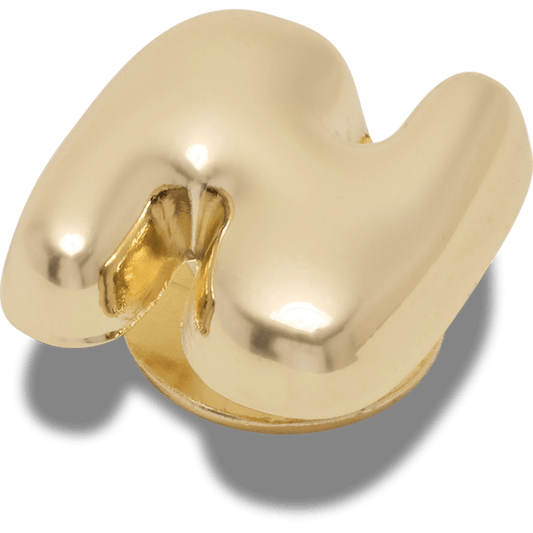 Gold Bubble Letter N - US 5272
