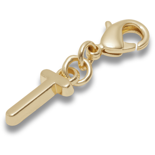 Gold Letter T Charm - US 3087
