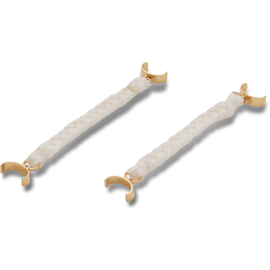 White Woven Sandal Chain 2 Pack - US 5969