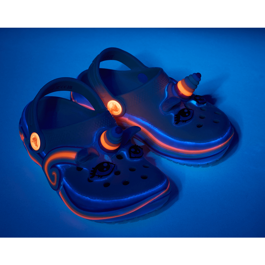 Toddler Classic IAM Unicorn Lights Clog - US 3212
