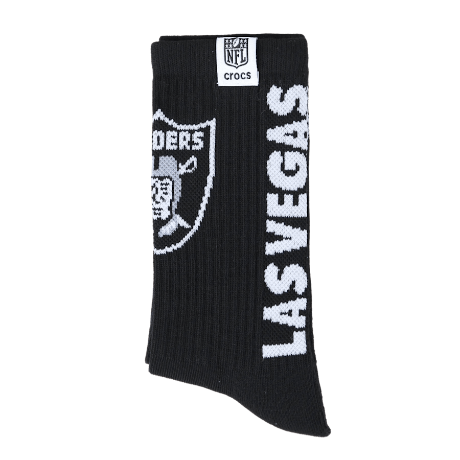NFL Las Vegas Raiders Crocs Socks - US 8274