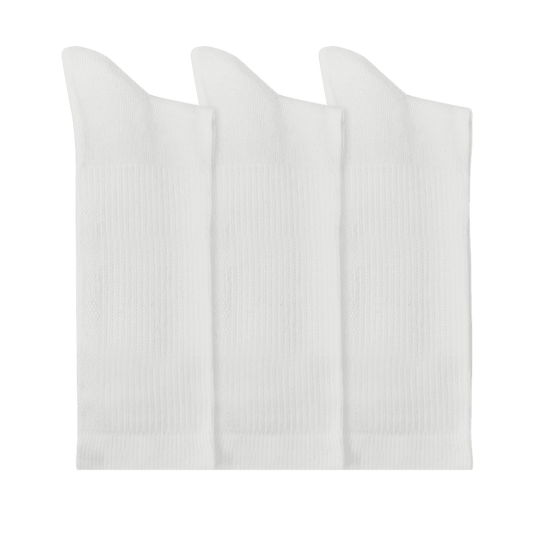 Crocs Socks Crew Texture Logo 3-Pack - US 6721