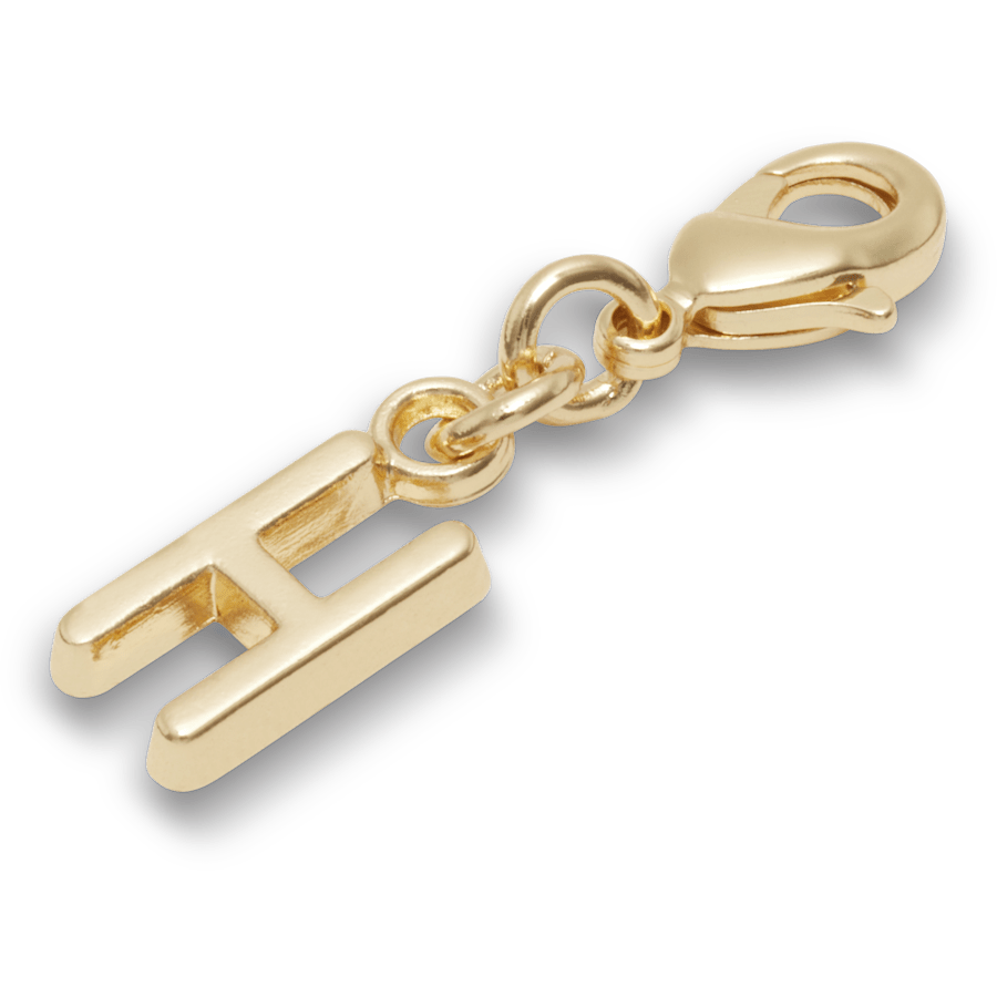 Gold Letter H Charm - US 1390