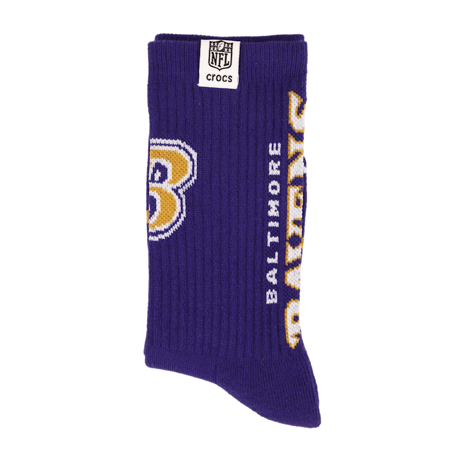 NFL Baltimore Ravens Crocs Socks - US 4910