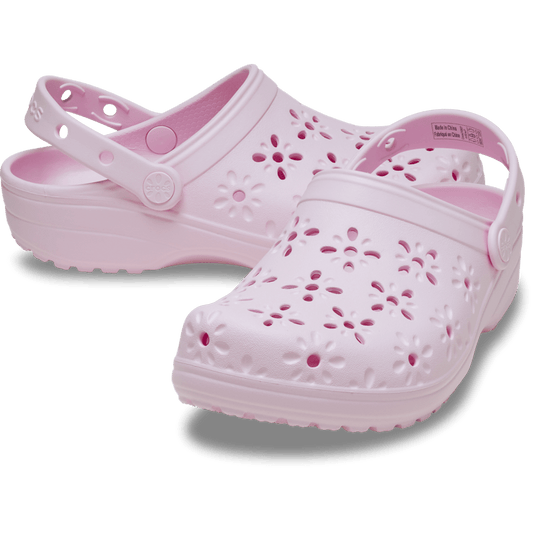 Classic Floral Cut-Out Clog - US 8427