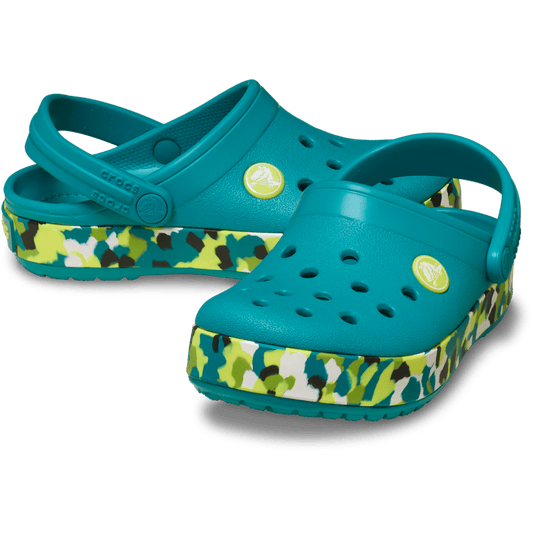 Toddler Crocband Glow Confetti Band Clog - US 8712