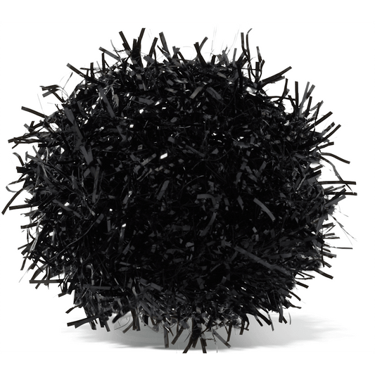 Black Tinsel Pom - US 4254
