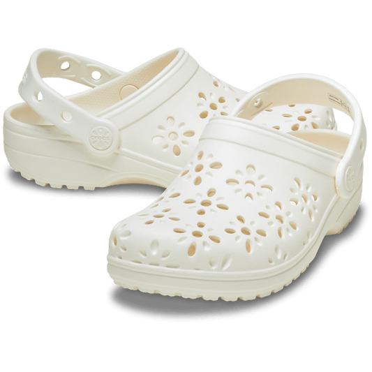 Kids' Classic Floral Cut-Out Clog - US 6352
