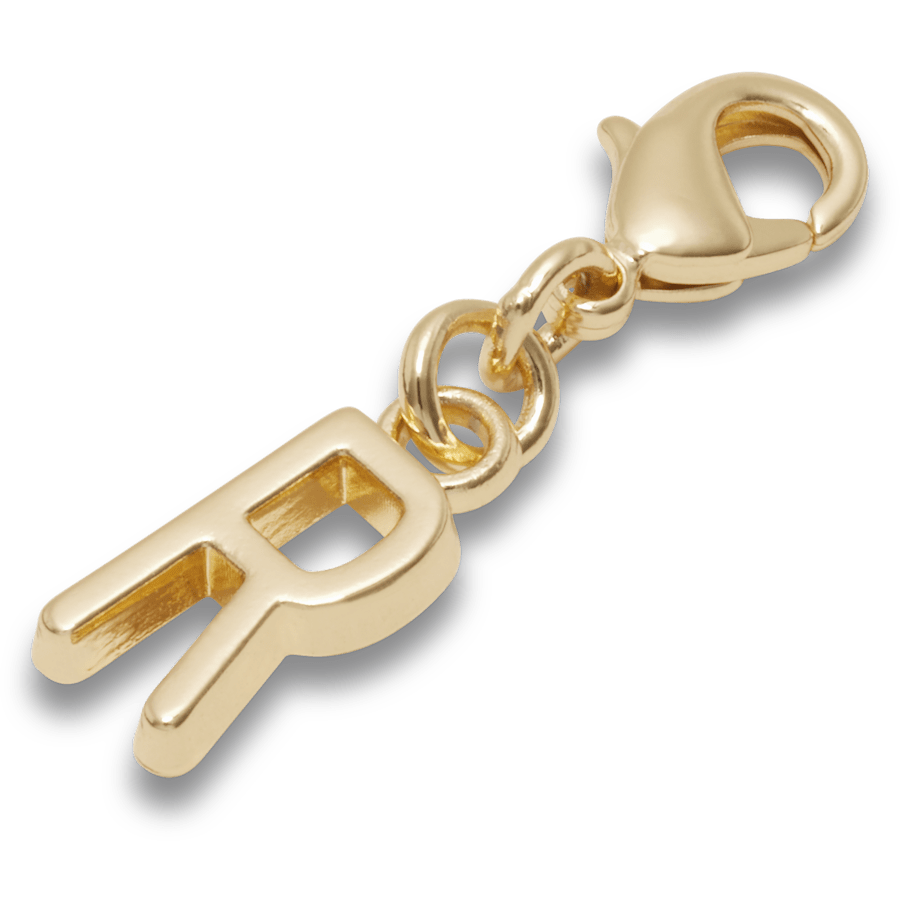Gold Letter R Charm - US 4886