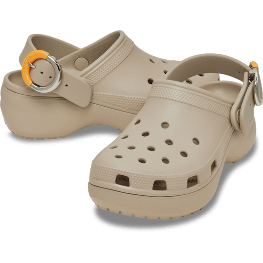 Classic Platform Dipped Buckle Clog - US 7469
