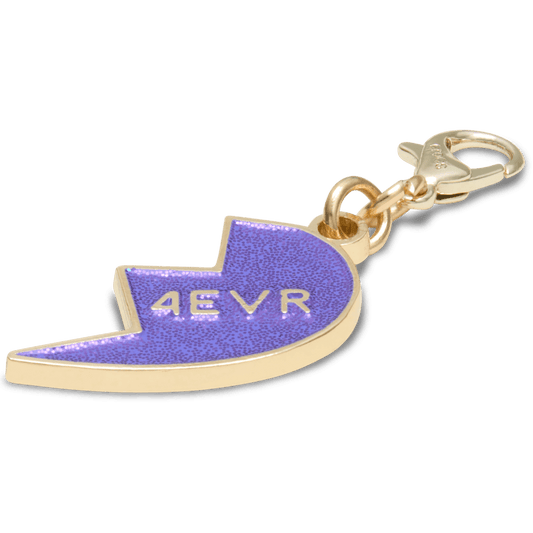 Purple Glitter BFF Charm Right - US 5843