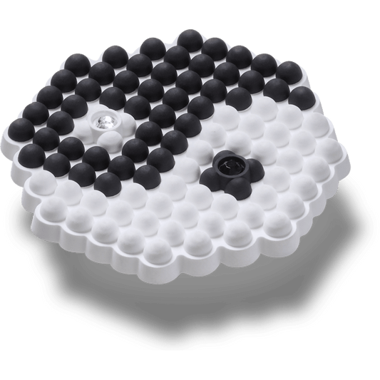 Beaded Ying and Yang - US 4721