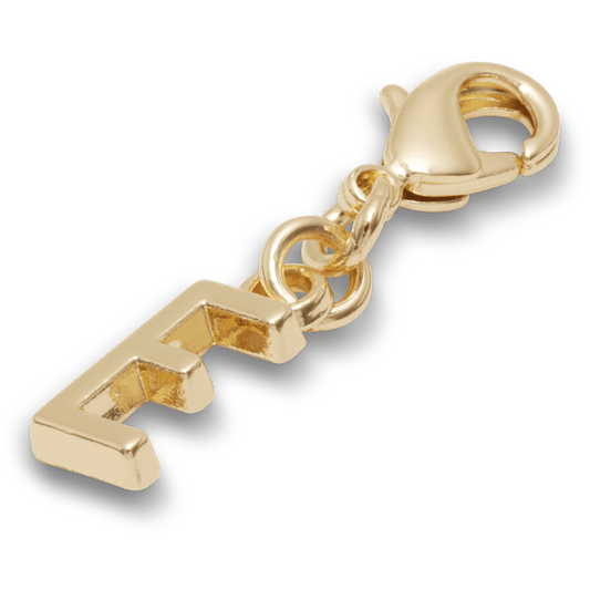 Gold Letter E Charm - US 1037