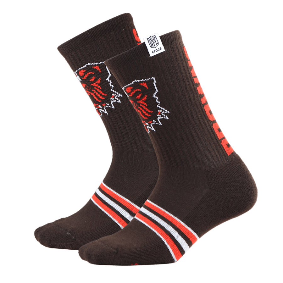 NFL Cleveland Browns Crocs Socks - US 4002