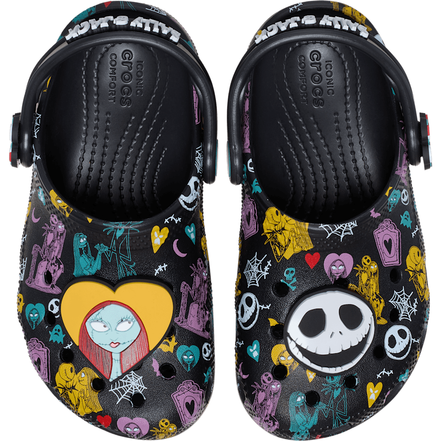 Toddlers’ Disney Tim Burton's The Nightmare Before Christmas Jack and Sally Classic Clog - US 3439