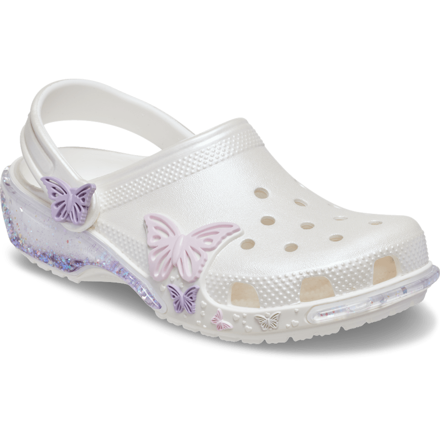 Toddler Classic Butterfly Sparkle Shaker Clog - US 5493