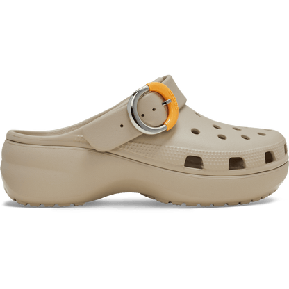 Classic Platform Dipped Buckle Clog - US 7469