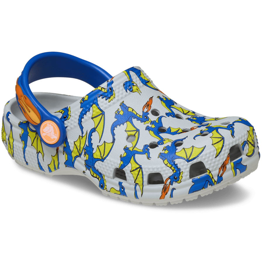 Toddler Classic Dragon Graphic Clog - US 7441