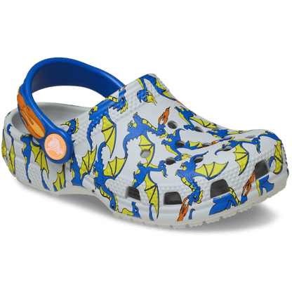 Toddler Classic Dragon Graphic Clog - US 7441