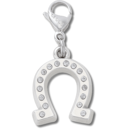 Lucky Silver Horseshoe Charm - US 1018