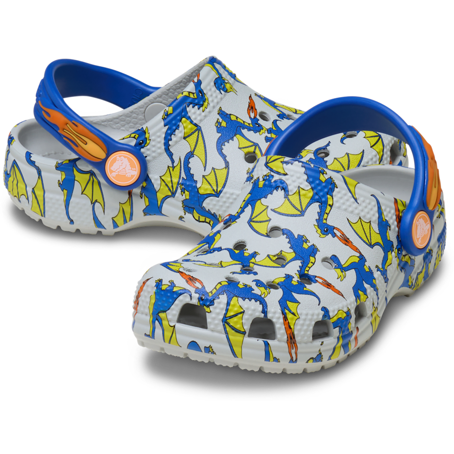 Toddler Classic Dragon Graphic Clog - US 7441