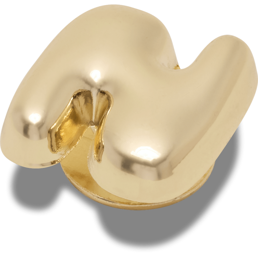 Gold Bubble Letter N - US 5272