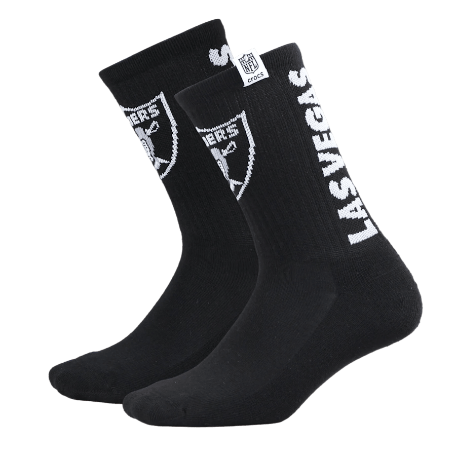 NFL Las Vegas Raiders Crocs Socks - US 8274