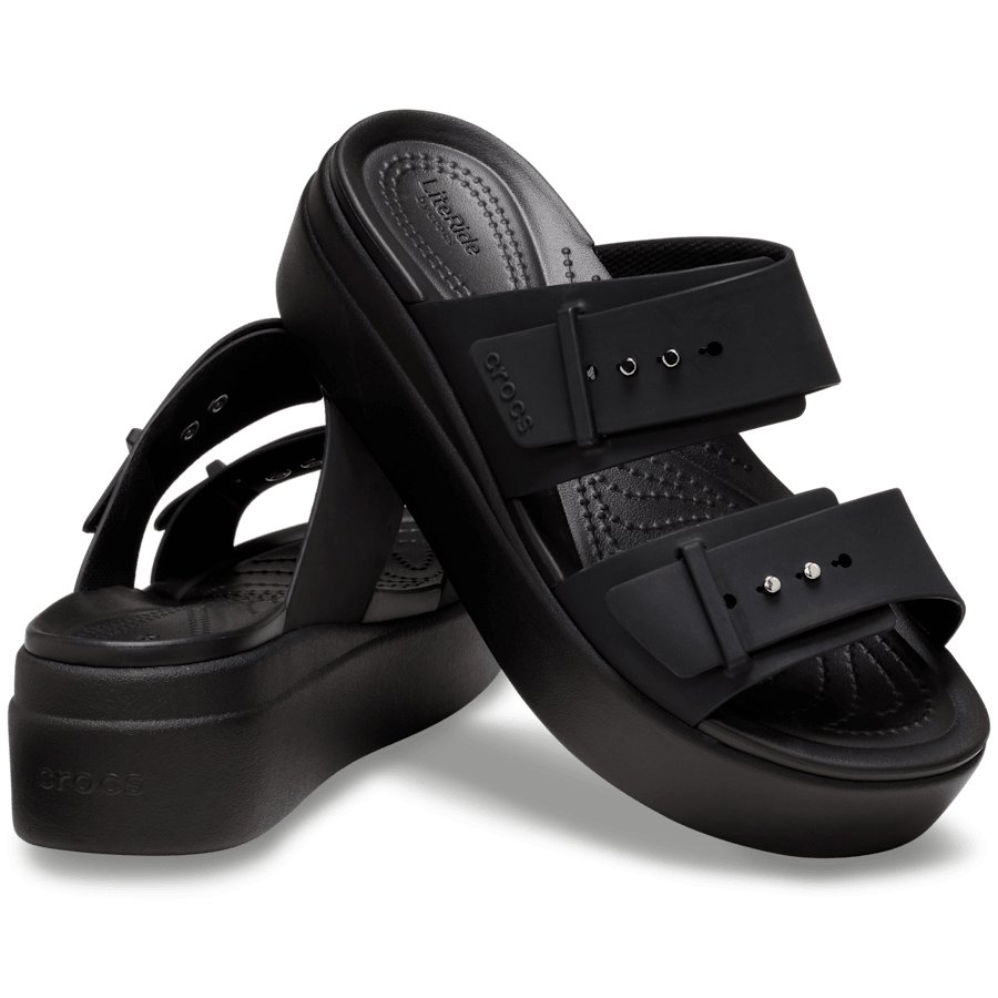 Brooklyn Buckle Low Wedge Sandal - US 4252