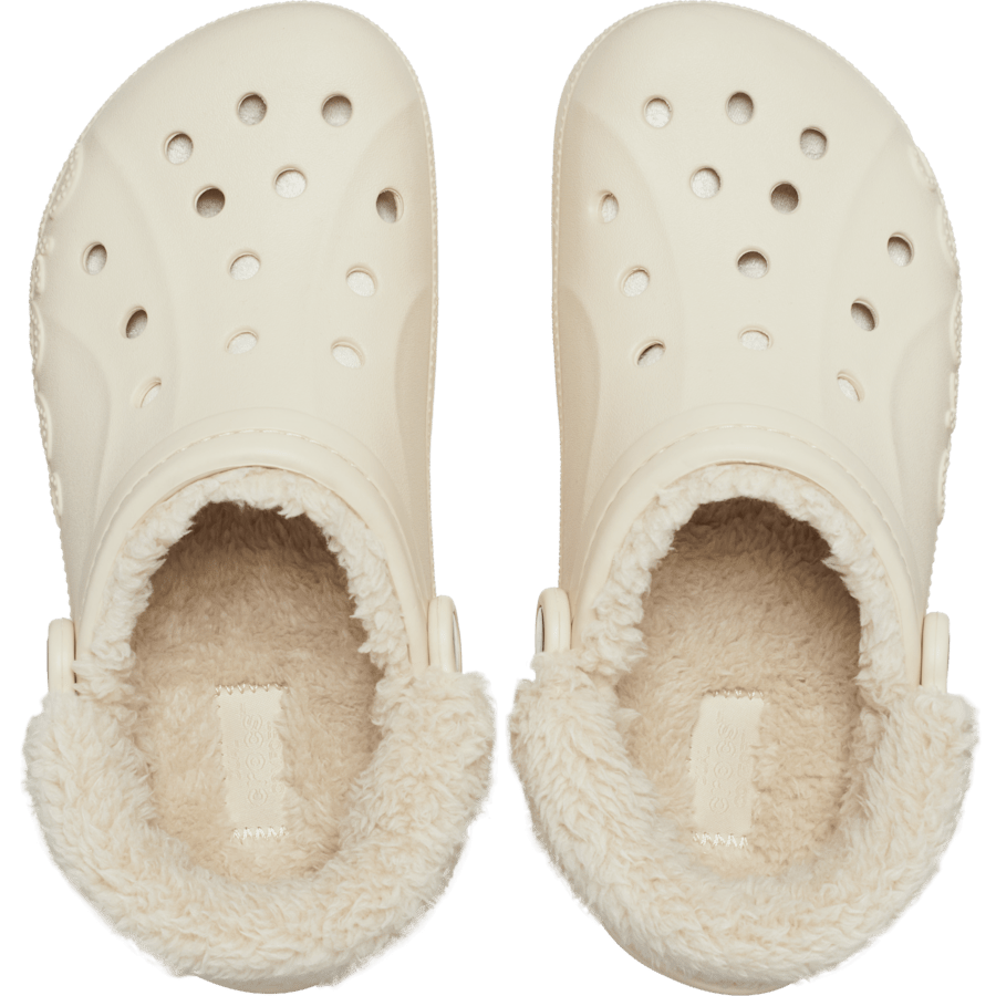 Baya Lined Fuzz-Strap Clog - US 8069