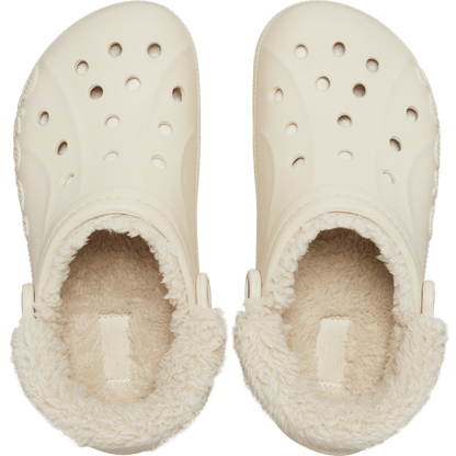 Baya Lined Fuzz-Strap Clog - US 8069
