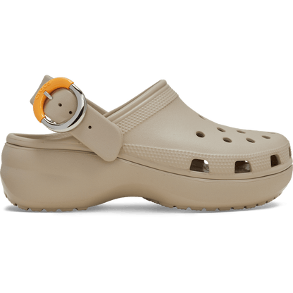 Classic Platform Dipped Buckle Clog - US 7469