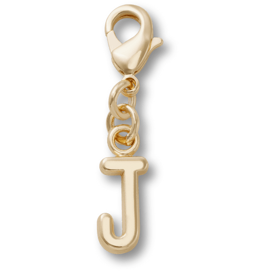 Gold Letter J Charm - US 1382