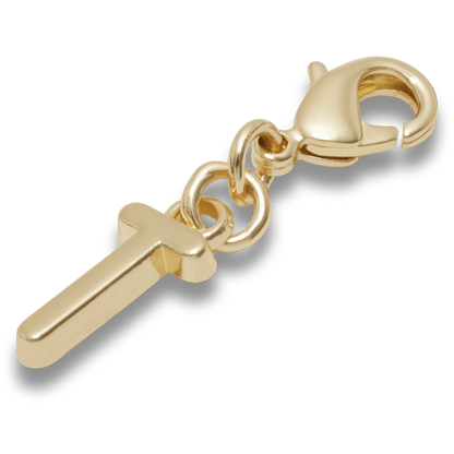 Gold Letter T Charm - US 3087