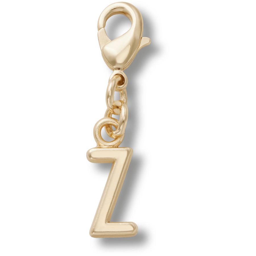 Gold Letter Z Charm - US 5410