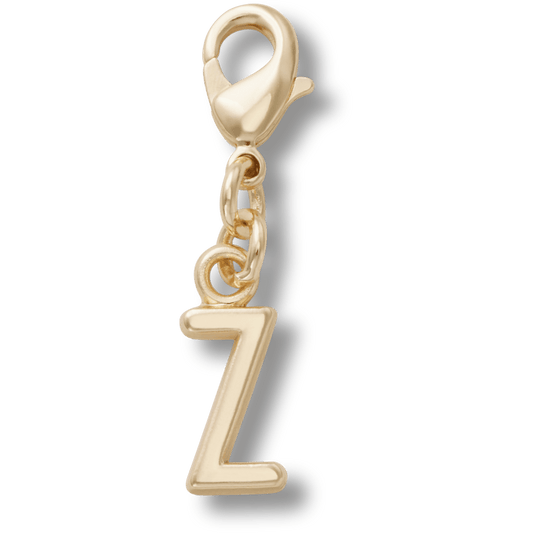 Gold Letter Z Charm - US 5410