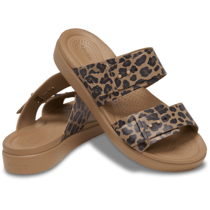 Brooklyn Buckle Low Low Animal Sandal - US 9530