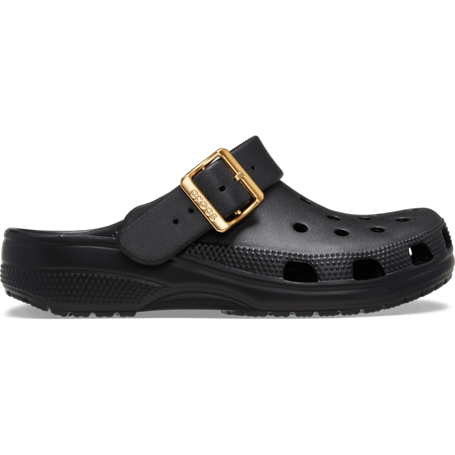 Classic Metallic Buckle Clog - US 4496