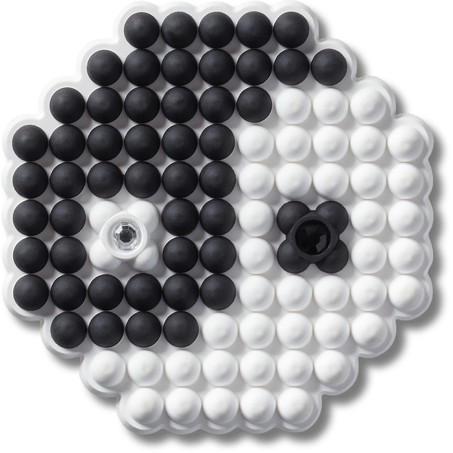 Beaded Ying and Yang - US 4721