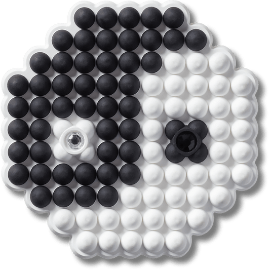 Beaded Ying and Yang - US 4721