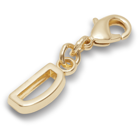 Gold Letter D Charm - US 6710