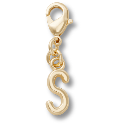Gold Letter S Charm - US 4403