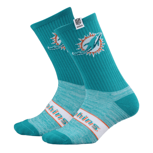 NFL Miami Dolphins Crocs Socks - US 4354