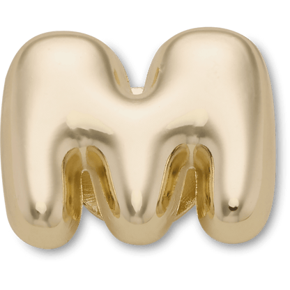 Gold Bubble Letter M - US 5780