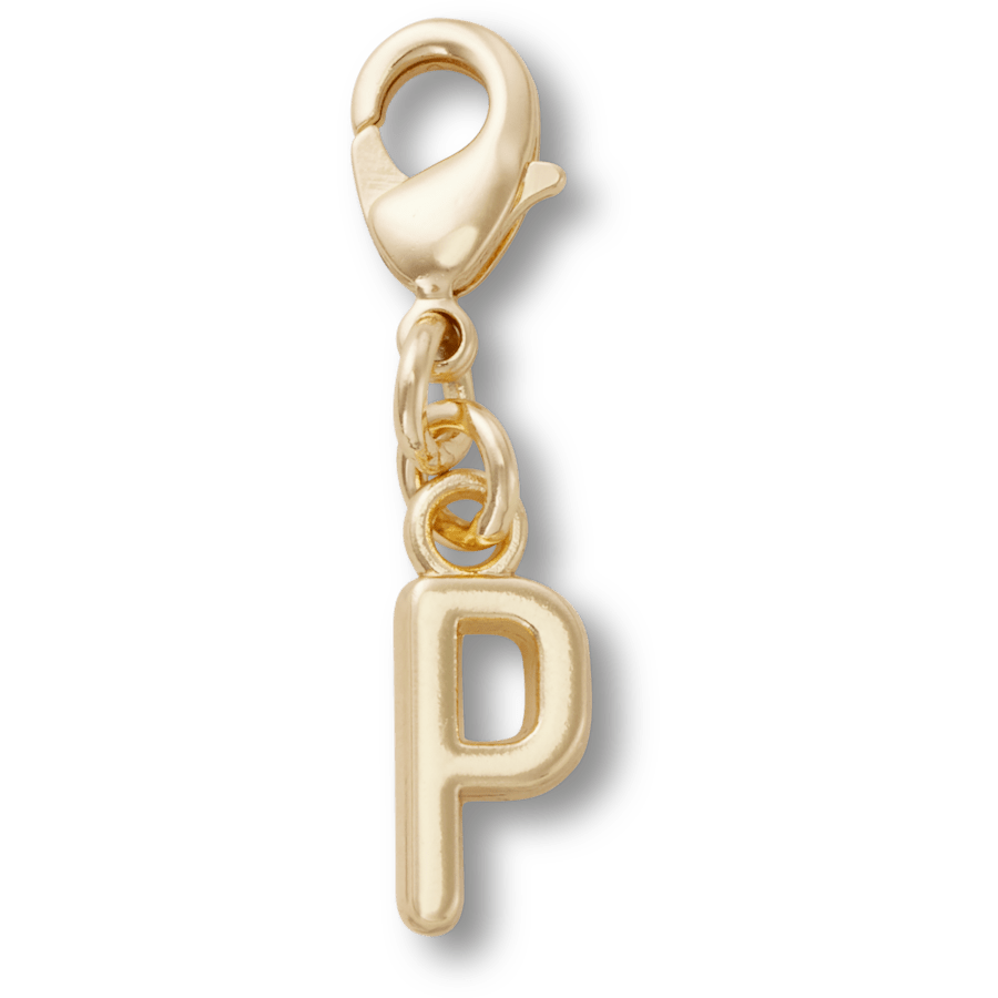 Gold Letter P Charm - US 5054