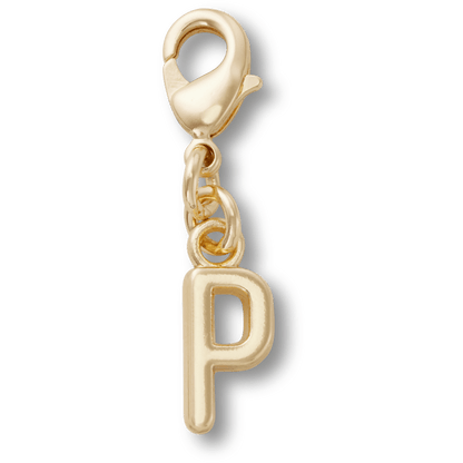 Gold Letter P Charm - US 5054