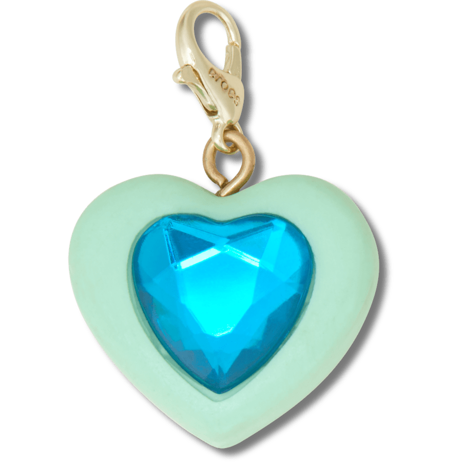 Blue Heart Sim Gem Charm - US 8850