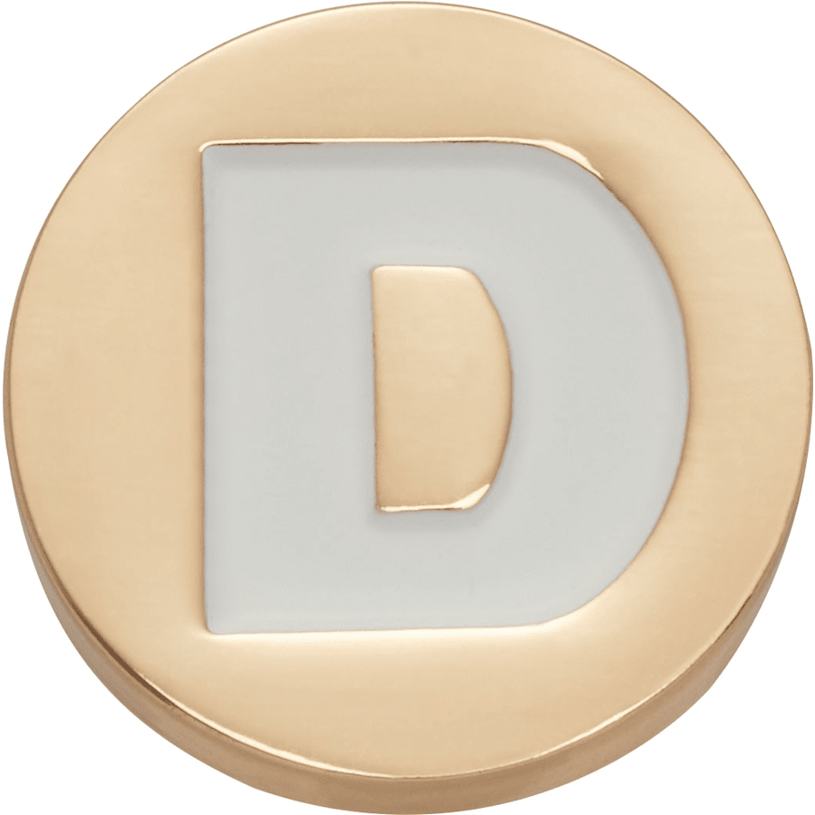 Gold Letter D - US 1558