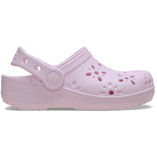 Toddler Classic Floral Cut-Out Clog - US 6990