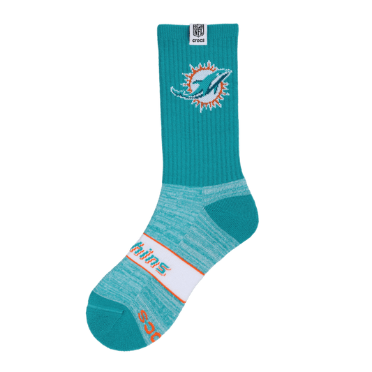 NFL Miami Dolphins Crocs Socks - US 4354