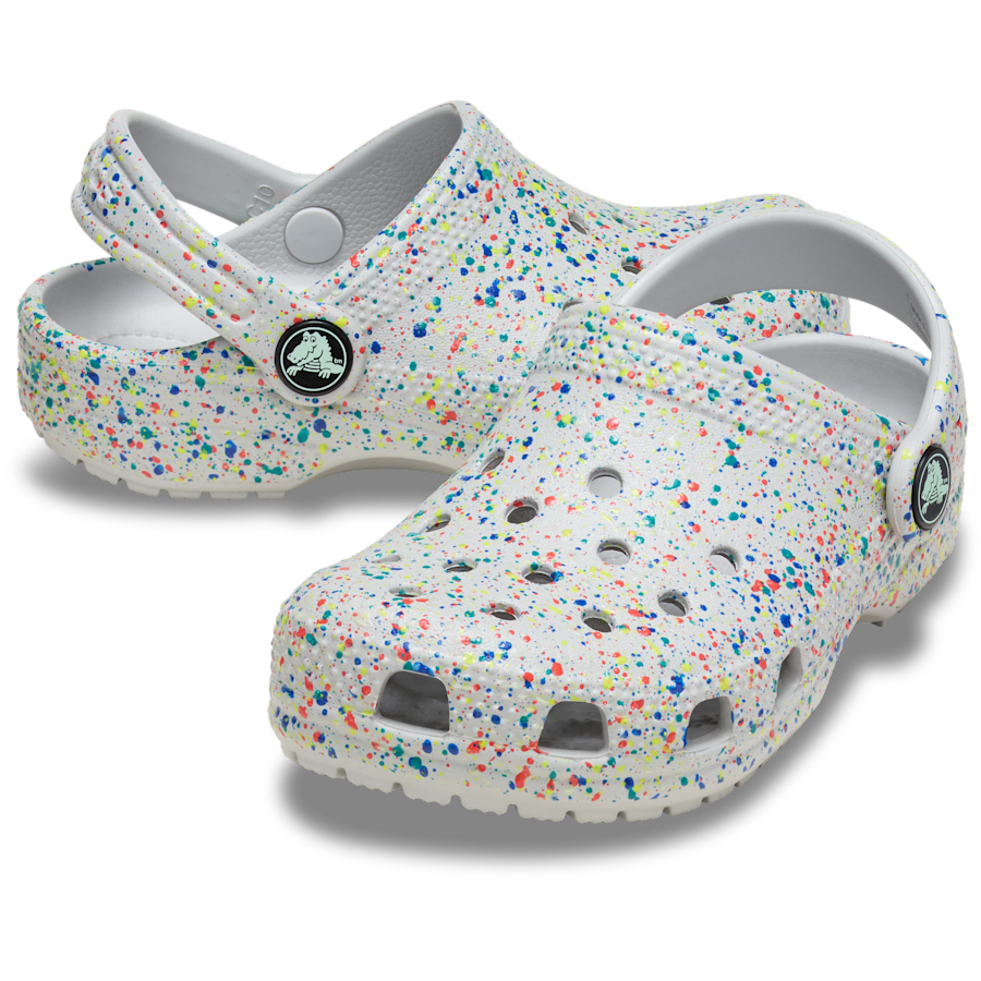 Kids' Classic Glow Paint Splatter Clog - US 2135